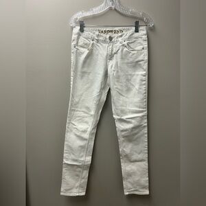 Lands End Women’s White Skinny Jeans